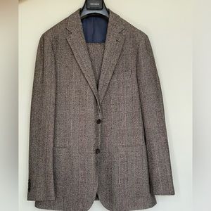 Suitsupply Havana Glen Check Wool Blend Suit 44L